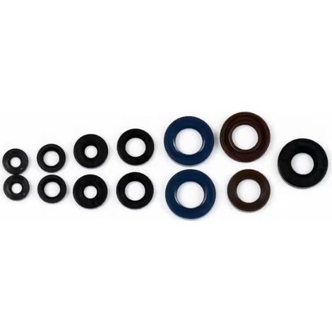 Kit de retenes de aceite de motor Athena para Aprilia RS4 / RS / SX 50 '06-'20, Cagiva Mito 50 '98-'99, Derbi GPR 50 '04-'08, Senda 50 '99-'05, SMT / RCR 50 '03-'20, Suzuki Valenti 50 '15-'25