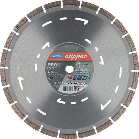 Disco diamantato 4 x 4 Explorer D. 400 mm 20 mm perforazione per Tronç