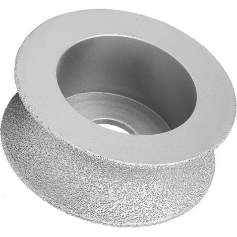 Meule diamantée brasée de 7,3 cm, meule abrasive concave pour pierre, céramique et verre, 2,5 cm (1/5)