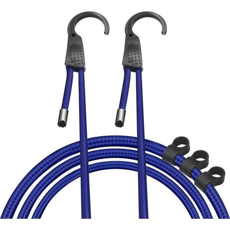Étendoir à linge, corde à linge avec sangle élastique résistante et réglable, crochet pour étendre le linge de voiture, boucle d'arrimage pour bagages et moto, facile à transporter (1/5)