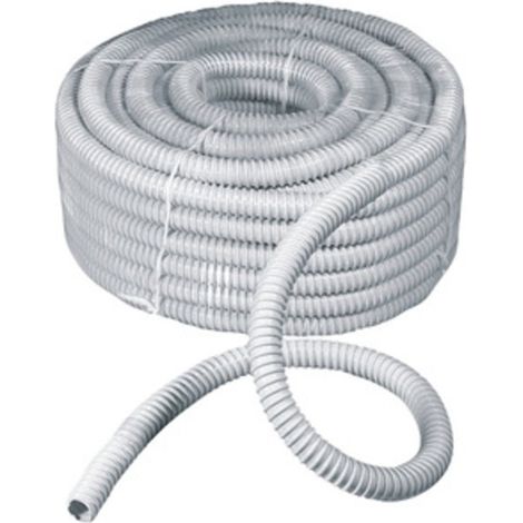 GUAINA SPIRALATA FLESSIBILE D 20 MM GRIGIO- ELETTROCANALI- 30,0 metri