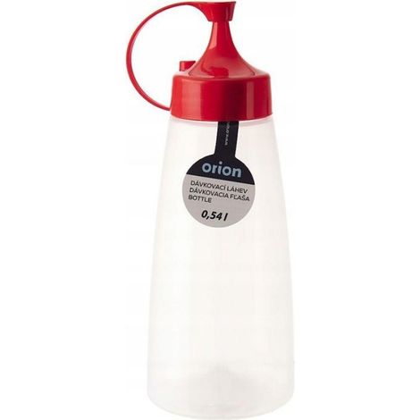 Bouteille Distributeur Sauce - 525 ml - Pour Décoration Culinaires et Assaisonnement Précis - 1 Pièce