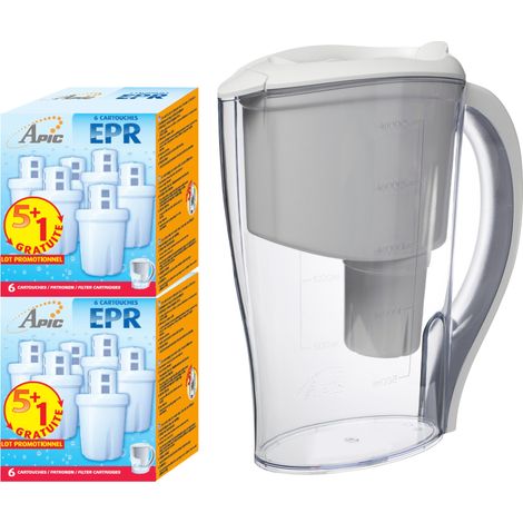 Pack 12 Cartouches et carafe blanche offerte (1/5)