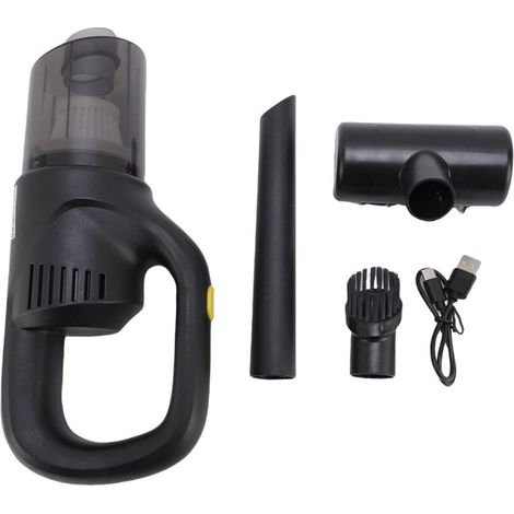 Aspirateur à main sans fil pour voiture, aspiration puissante, léger, Rechargeable, nettoyeur sec et humide, batterie 1800mAh, pour la maison (1/4)