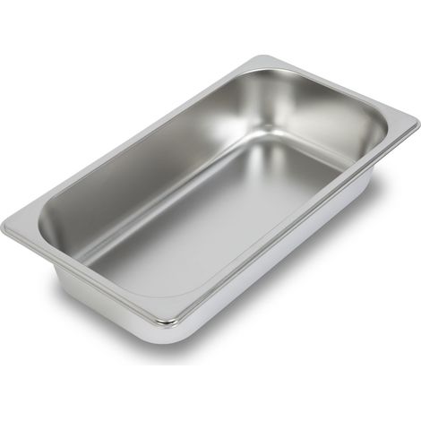 Contenitore Gastronorm GN 1/3 acciaio inox 65mm bagnomaria cucina professionale VERTES
