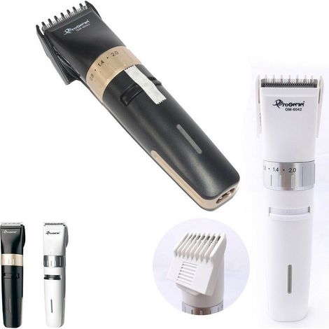 MaxTech - Rasoio Taglia Capelli Elettrico Regola Barba Ricaricabile Cordless 0.8-2mm 6042 - (1/5)