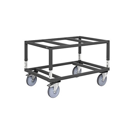 Carro para palets  de altura regulable  L x A x H 1200 x 800 x