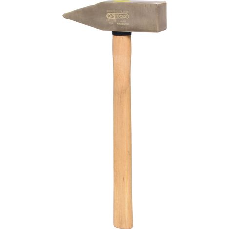 KS Tools BRONZEplus Schlosserhammer 2000 g, mit Hickorystiel (1/5)