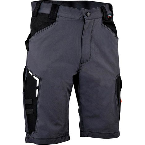 Bermuda bortan gris oscuro negro talla 42