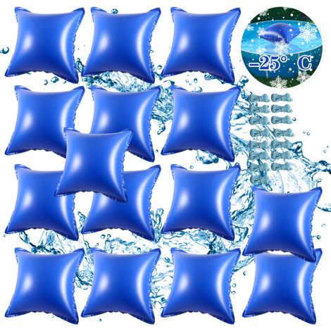 SWANEW Cuscini gonfiabili per la copertura di piscine fuori terra, Cuscino invernale per la copertura di piscine invernali 122 x 122 x 60 cm 15pcs (1/5)
