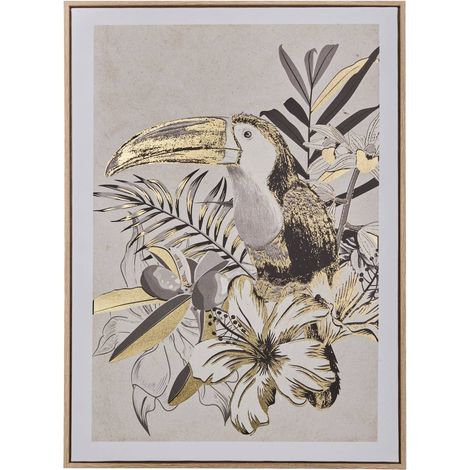 Tela stampata con cornice rafi verde 50x70cm - Atmosphera créateur d'intérieur
