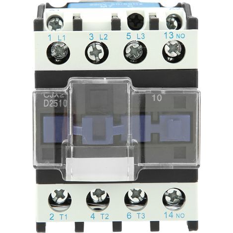 Contacteur électrique industriel AC 25A 220V haute sensibilité CJX2-2510 (1/5)