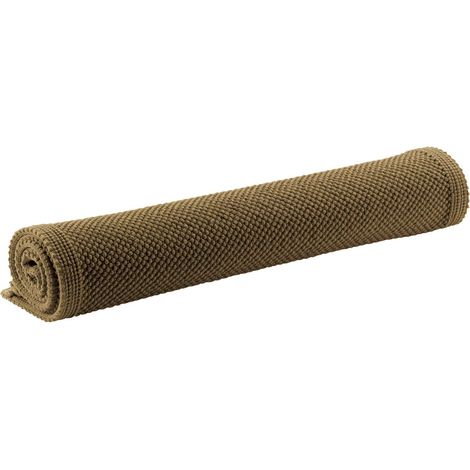 VIVARAISE - Tapis de bain Vivaraise Etia en coton - Bois clair (Cèdre) - 54 x 110 cm (1/5)