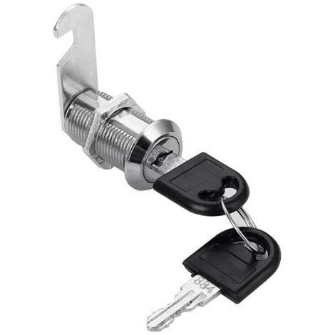 Serrure de boîte aux lettres en alliage de zinc 103, serrure de boîte à lettres en fer-blanc, serrure de classeur 30mm avec deux clés, 1pc