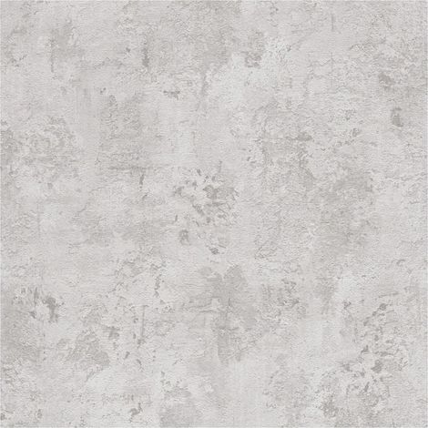 Carta da parati effetto stucco intonaco Profhome 388232 Carta da parati TNT goffrata a caldo strutturata con aspetto concreto opaca grigio grigio-scuro 5,33 m2 (1/5)