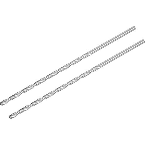 Forets hélicoïdaux extra longs HSS, diam. 4 mm, long. 160 mm, 2 pièces (1/5)