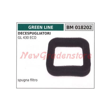 Spugna filtro aria GREEN LINE decespugliatore GL 430 ECO 018202