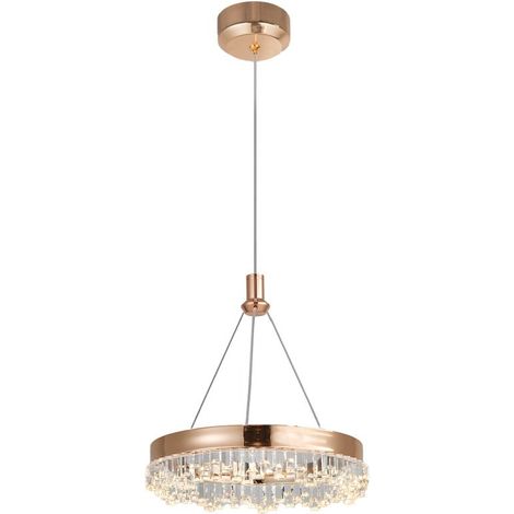 LAMPADA A SOSPENSIONE A LED TOOLIGHT LHJ097-CP 30 GOLD