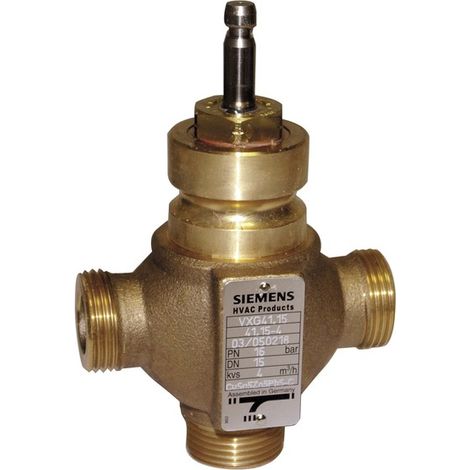Valvola 3 vie a sede in bronzo DN32 G2" kvs 16