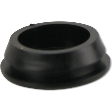 KSS Passe-câble PVC souple, noir, épaisseur de plaque 2, fermé, 1 pièce (1/2)