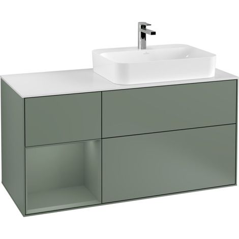 Villeroy & Boch F391GMGM Armoire sous-vasque Finion F39 (1/2)