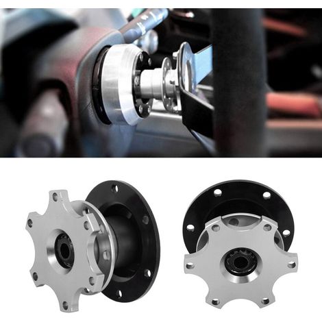 Adatto per adattatori per volanti a sgancio rapido CNC universali a 6 fori, ideale per auto da corsa.