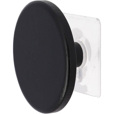 Kleiderhaken aus bambus d8,5cm, bemalt auf sticker - schwarz - Tendance