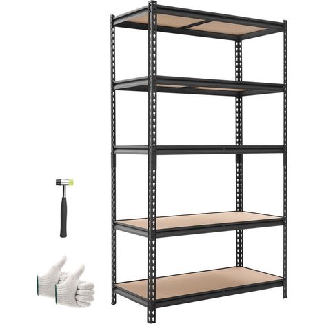 Stocker vos Charges Lourdes Étagère de Rangement Rayonnage Métallique Modulable 5 Niveaux Réglables 1134 kg (1/5)