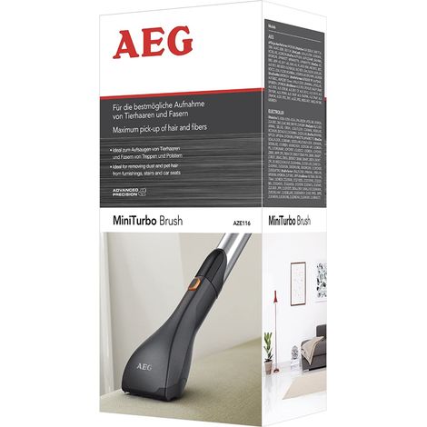 Mini cepillo turbo AZE116 para aspiradora AEG 9001677955