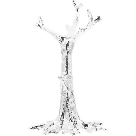 Socle en alliage de zinc pour boule de cristal, présentoir pour boule de cristal, support pour sphère de cristal-8x8x16cm-Silver (1/4)