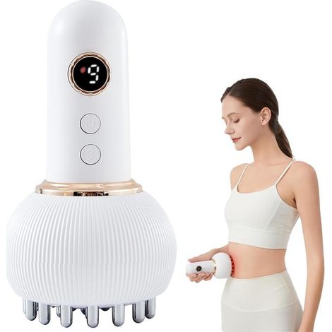 Drenaje linfático y masajeador anticelulítico, dispositivo de microcorriente para moldear el cuerpo con luz y calor. (1/5)