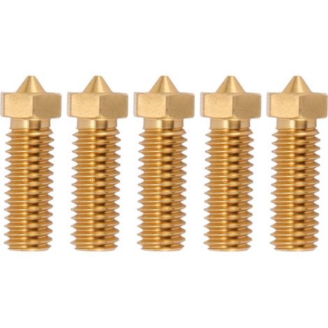 Stück CHT V6 3D-Druckerdüse, 3 Löcher, hoher Durchfluss, Mohshärte 30, für Ender 3, PLA, ABS, 1,75 mm, 0,2 mm