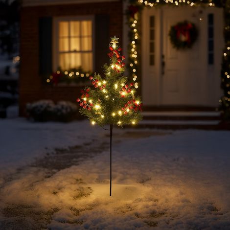 Mini árbol de Navidad verde LED de 1W (1/4)