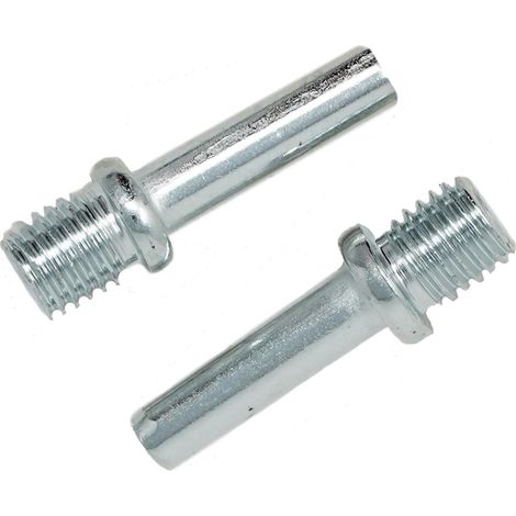 Dapetz ® M14 x 2 Female to 10mm Male Spindle Adapters (2-Pack) – 45mm Steel Alloy Thread Conversion Rods for Electric Drill, Polishing & Grinding Tools, Durable & Easy to Install (1/5)