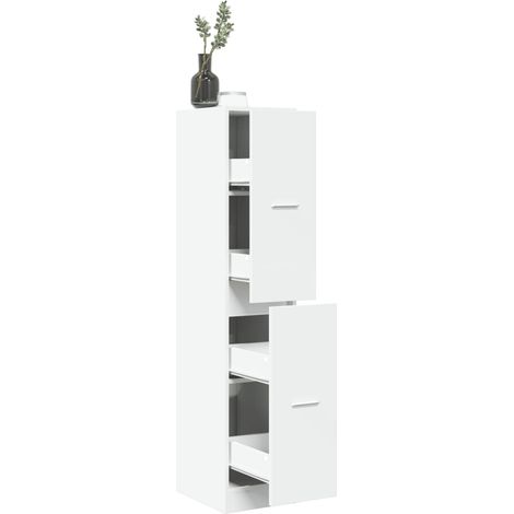 Apothekerschrank Weiß 30 x 41 x 144,5 cm Holzwerkstoff