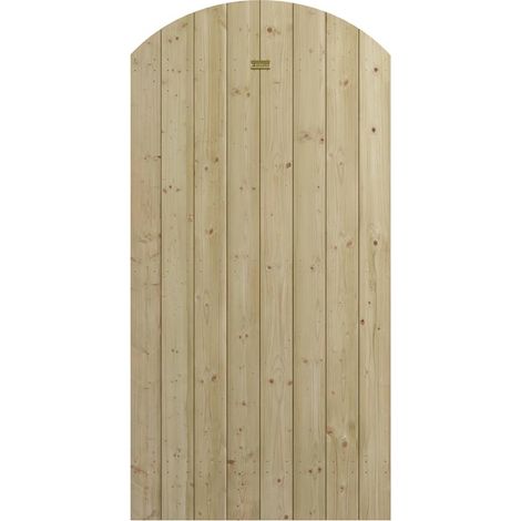 Rowlinson Tongue & Groove Arch Top Wooden Gate (1/5)