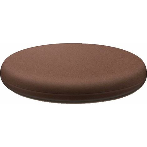 Galette De Chaise Ronde 40 Cm, Coussin De Chaise D'IntéRieur DéHoussable, Lavable Coussin pour Chaise De Salle à Manger, Coussin De Chaise 4cm Epais Mousse à MéMoire De Forme Brun (1/5)