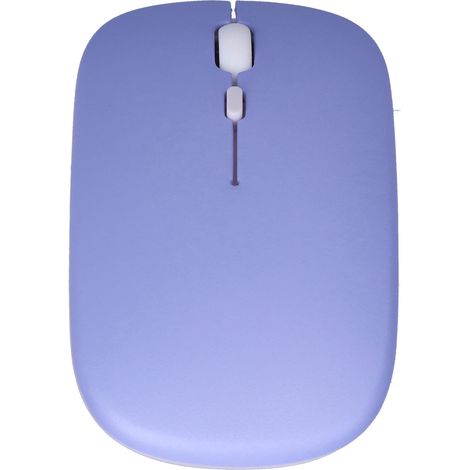 Souris sans fil rechargeable double mode 2,4 GHz ergonomique silencieuse optique Accessoires informatiques (violet)