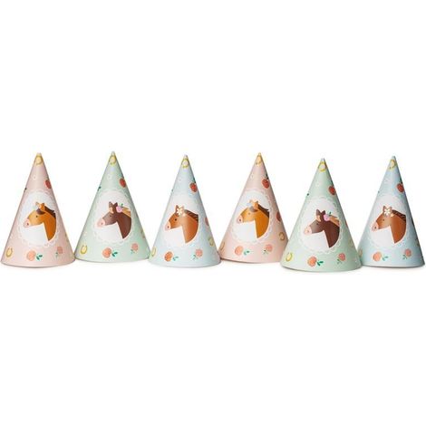Cappelli da cavallo 16 cm, 6 pezzi