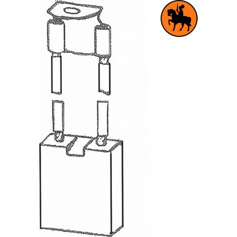 Ensemble de 4 balais de charbon KENTRUCK 770094 11,11x25,4x30mm
