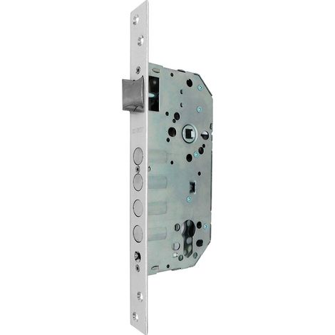 Einbohrschloss C/c Cre13 50/85 mm Nickel Satin