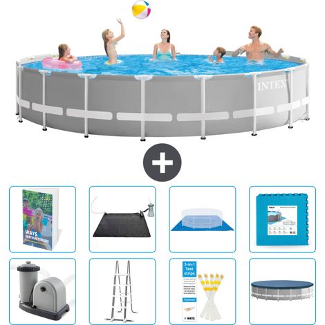 Prism Frame Pool Rund - 549x122 cm - 9-teilig S621
