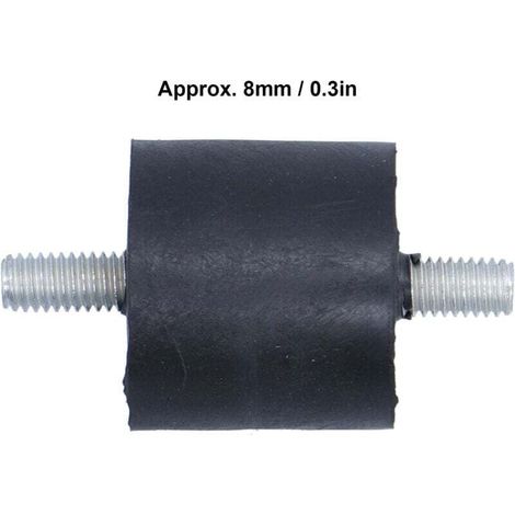 Isolateurs Antivibratoires Caoutchouc 10 Pièces Absorption Chocs Élastiques Réduction Bruit (1/4)