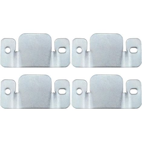 4 Pcs Connecteur de Canapé avec Vis, Fixation Canape Universels en Métal pour Canapé Sectionnel (1/4)