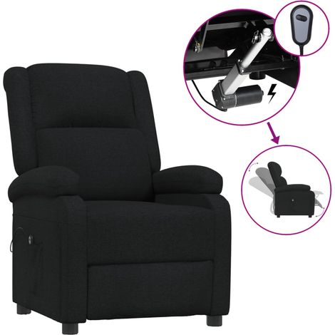 Maison Exclusive - Relaxsessel Elektrisch Schwarz Stoff