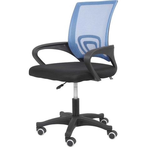SEDIA UFFICIO MOD. PROVIDENCE BLU E NERA (1/4)