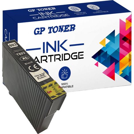 Cartouche d'encre noire pour Epson GP-E603XL (1/5)