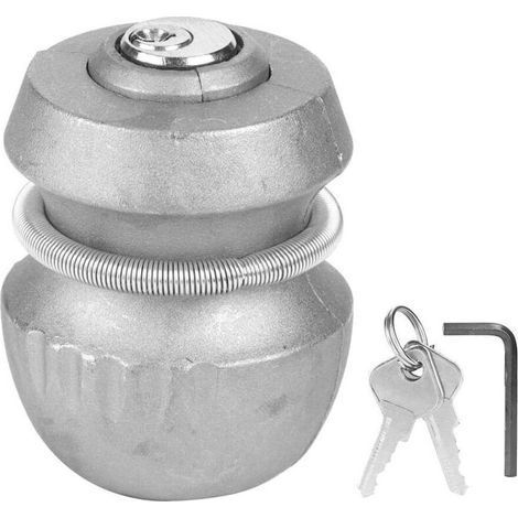 Boule Verrou Remorque Serrure, Remorque Attelage Attelage Boule De Remorquage Serrure Universelle Hitchlock avec 2 Cl¡§s (1/5)