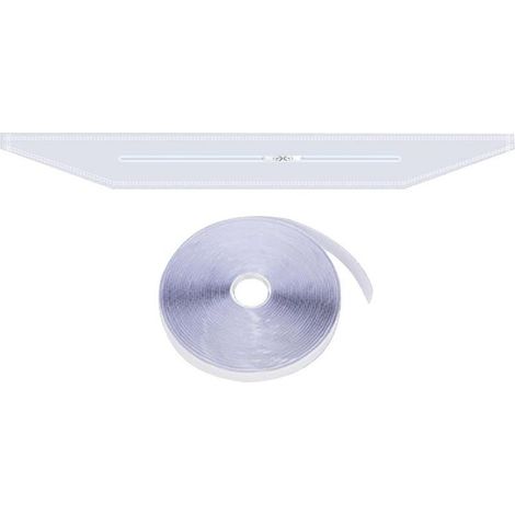 4m Kit de joint de fenêtre universel pour climatiseurs portables et sèche linge Coupe vent imperméable avec fermeture éclair Scelleur de fenêtre pliable résistant UV pour ouverture (1/5)