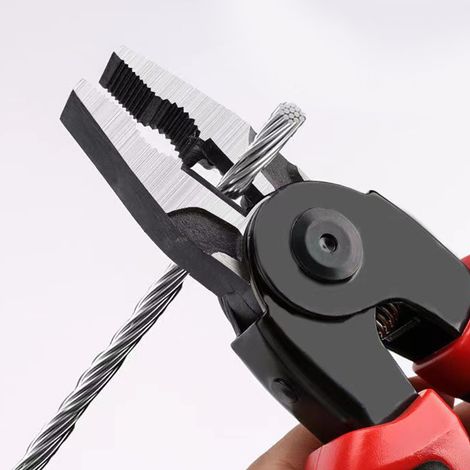5-in-1-Zangenset mit Schnellwechselbacken, Handzange aus Werkzeugstahl zum Abisolieren, Crimpen und Schneiden von Drähten (1/5)